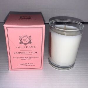 Aquiesse Grapefruit Açaí Candle NIB